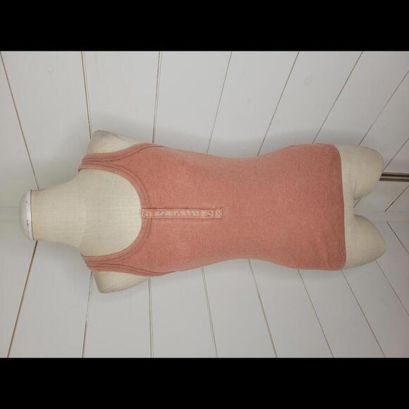 Aerie small dusty rose/pink snap button tank top - Picture 1 of 5